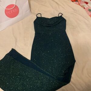 Dark Green Dress from Honey boutique